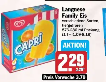 Hit Langnese Family Eis Angebot