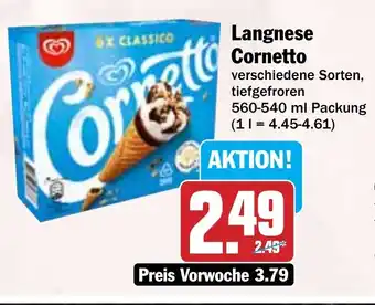 Hit Langnese Cornetto Angebot