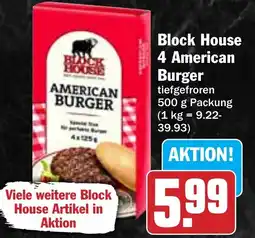 Hit Block House 4 American Burger Angebot