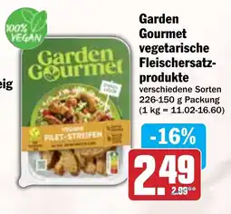 Hit Garden Gourmet vegetarische Fleischersatz- produkte Angebot