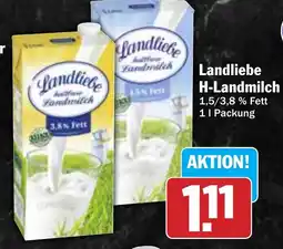 Hit Landliebe H-Landmilch Angebot