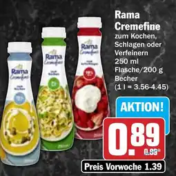 Hit Rama Cremefine Angebot