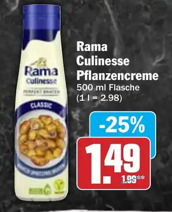 Hit Rama Culinesse Pflanzencreme Angebot