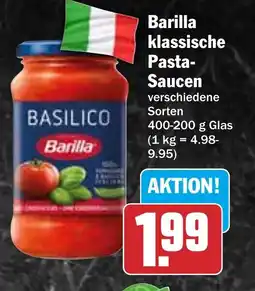 Hit Barilla klassische Pasta- Saucen Angebot