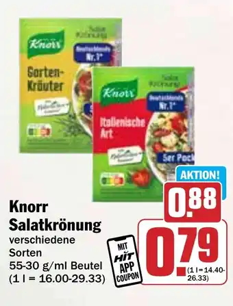 Hit Knorr Salatkrönung Angebot