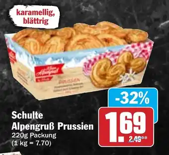 Hit Schulte Alpengruß Prussien Angebot