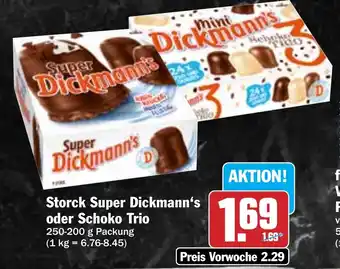 Hit Storck Super Dickmann's oder Schoko Trio Angebot