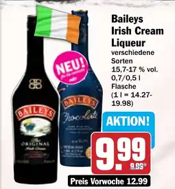 Hit Baileys Irish Cream Liqueur Angebot