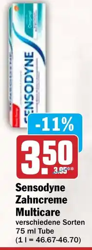 Hit Sensodyne Zahncreme Multicare Angebot