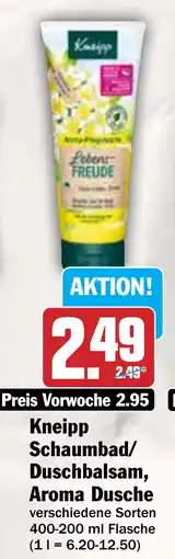 Hit Kneipp Schaumbad/ Duschbalsam, Aroma Dusche Angebot