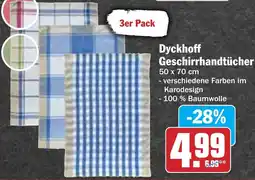 Hit Dyckhoff Geschirrhandtücher Angebot