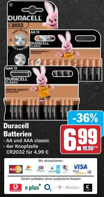 Hit Duracell Batterien Angebot