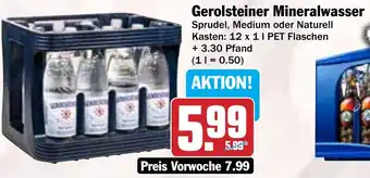 Hit Gerolsteiner Mineralwasser Angebot