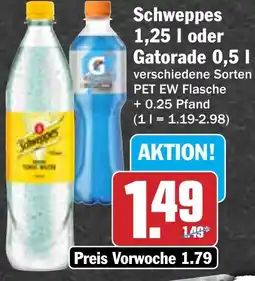 Hit Schweppes oder Gatorade Angebot