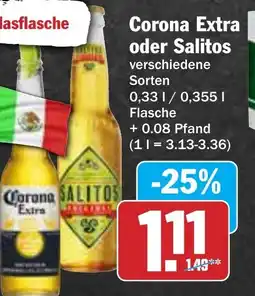 Hit Corona Extra oder Salitos Angebot