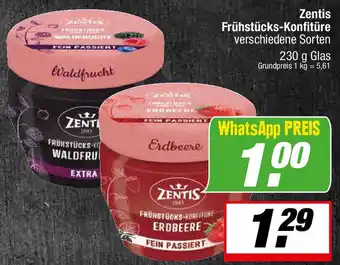 L. STROETMANN GROSSMARKT Zentis Frühstücks-Konfitüre Angebot