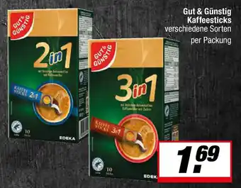 L. STROETMANN GROSSMARKT Gut & Günstig Kaffeesticks Angebot