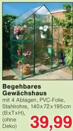 Jawoll Begehbares Gewächshaus Angebot