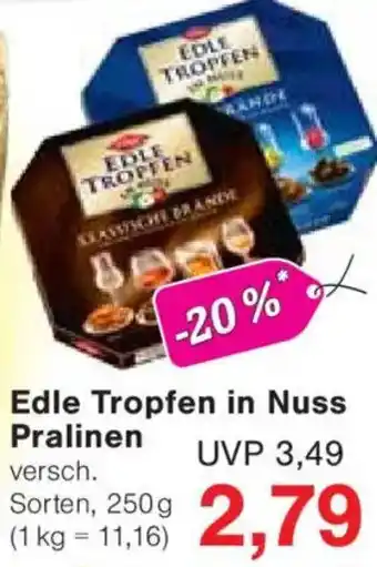 Jawoll Edle Tropfen in Nuss Pralinen Angebot