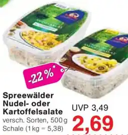 Jawoll Spreewälder Nudel- oder Kartoffelsalate Angebot