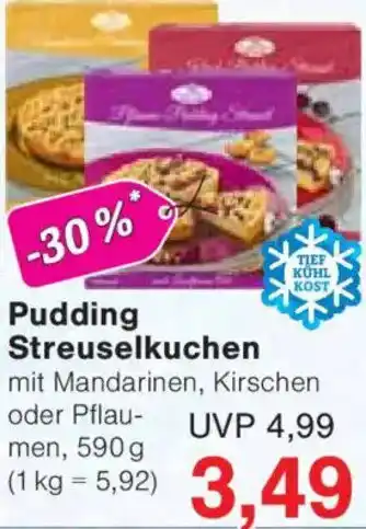 Jawoll Pudding Streuselkuchen Angebot