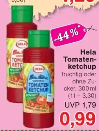 Jawoll Hela Tomaten- ketchup Angebot