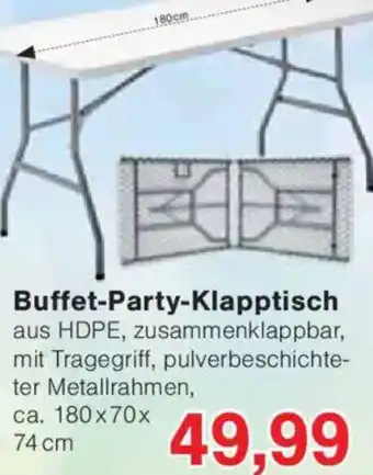 Jawoll Buffet-Party-Klapptisch Angebot