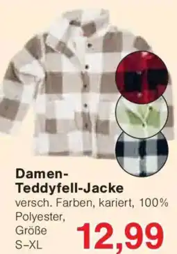 Jawoll Damen- Teddyfell-Jacke Angebot