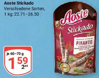 Globus Aoste Stickado Angebot