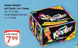 Globus Kleiner Klopfer mit Frucht oder Cream Angebot