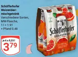 Globus Schöfferhofer Weizenbier- mischgetränk Angebot