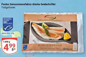 Globus Paulus Genussmanufaktur Alaska Seelachsfilet Angebot