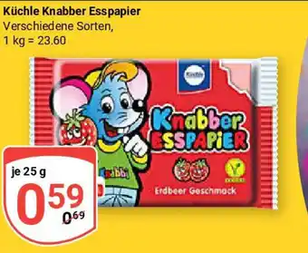 Globus Küchle Knabber Esspapier Angebot