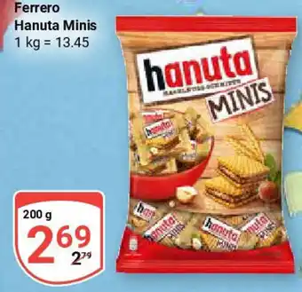 Globus Ferrero Hanuta Minis Angebot