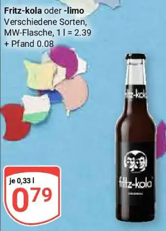 Globus Fritz-kola oder -limo Angebot