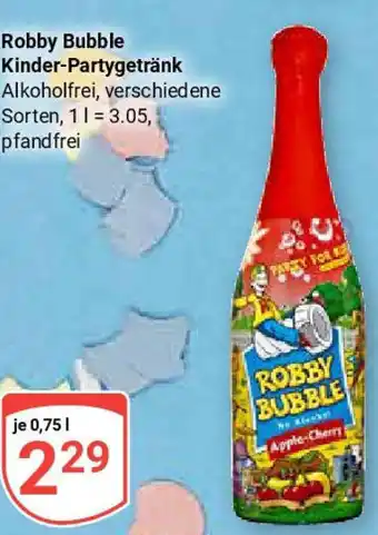 Globus Robby Bubble Kinder-Partygetränk Angebot