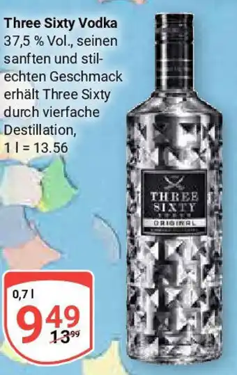 Globus Three Sixty Vodka Angebot