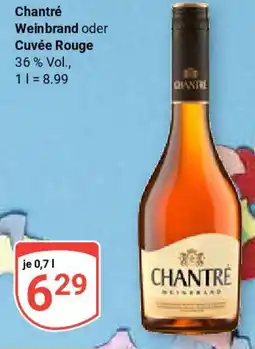 Globus Chantré Weinbrand oder Cuvée Rouge Angebot