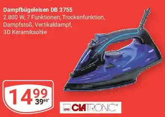 Globus CLATRONIC Dampfbügeleisen DB 3755 Angebot