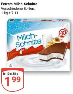 Globus Ferrero Milch-Schnitte Angebot