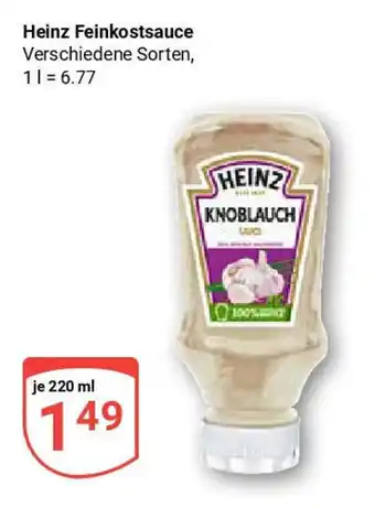 Globus Heinz Feinkostsauce Angebot