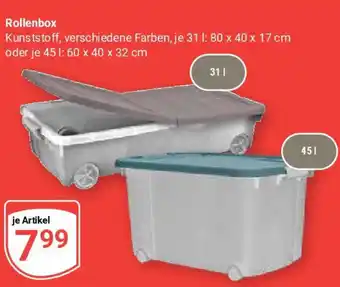 Globus Rollenbox Angebot