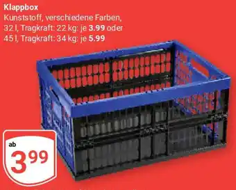 Globus Klappbox Angebot