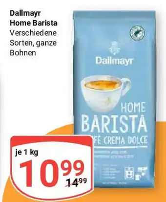 Globus Dallmayr Home Barista Angebot