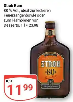 Globus Stroh Rum Angebot