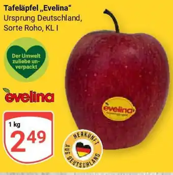 Globus Tafeläpfel,,Evelina Angebot