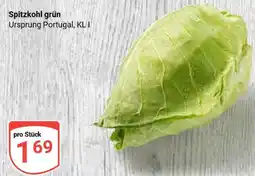 Globus Spitzkohl grün Angebot