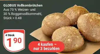 Globus GLOBUS Vollkombrötchen Angebot