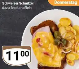 Globus Schweizer Schnitzel dazu Bratkartoffeln Angebot