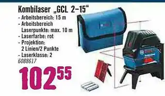 Hornbach Kombilaser „gcl 2-15“ Angebot